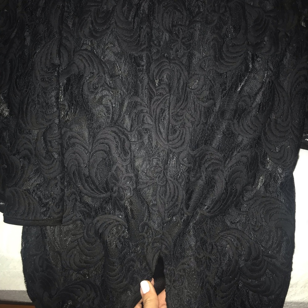 Misha Collection black lace dress - Picture 3 of 3